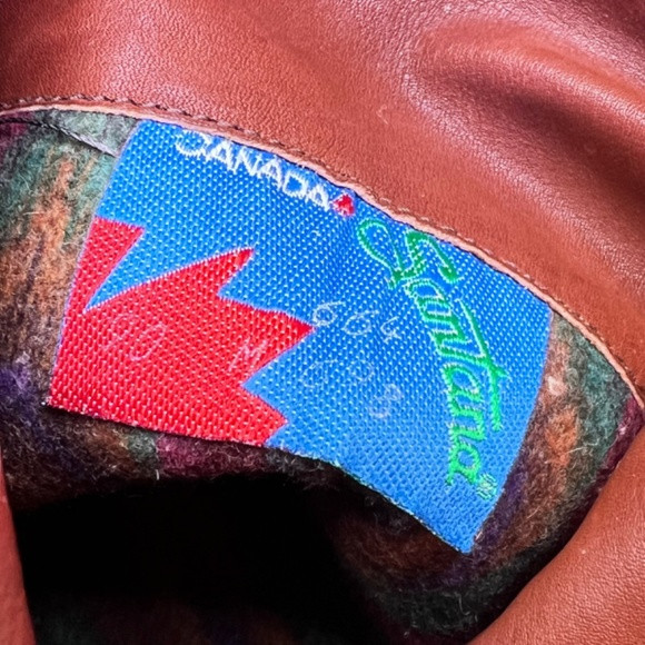 Santana Canada 664 Leather Knee High Waterproof Brown Boots - Picture 14 of 15